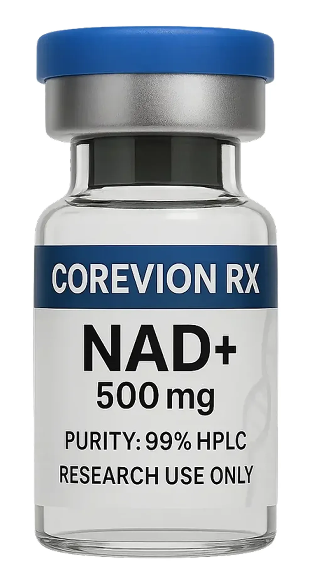 NAD+ Peptide, COREVION RX NAD+ 500mg vial for research use, 99% purity