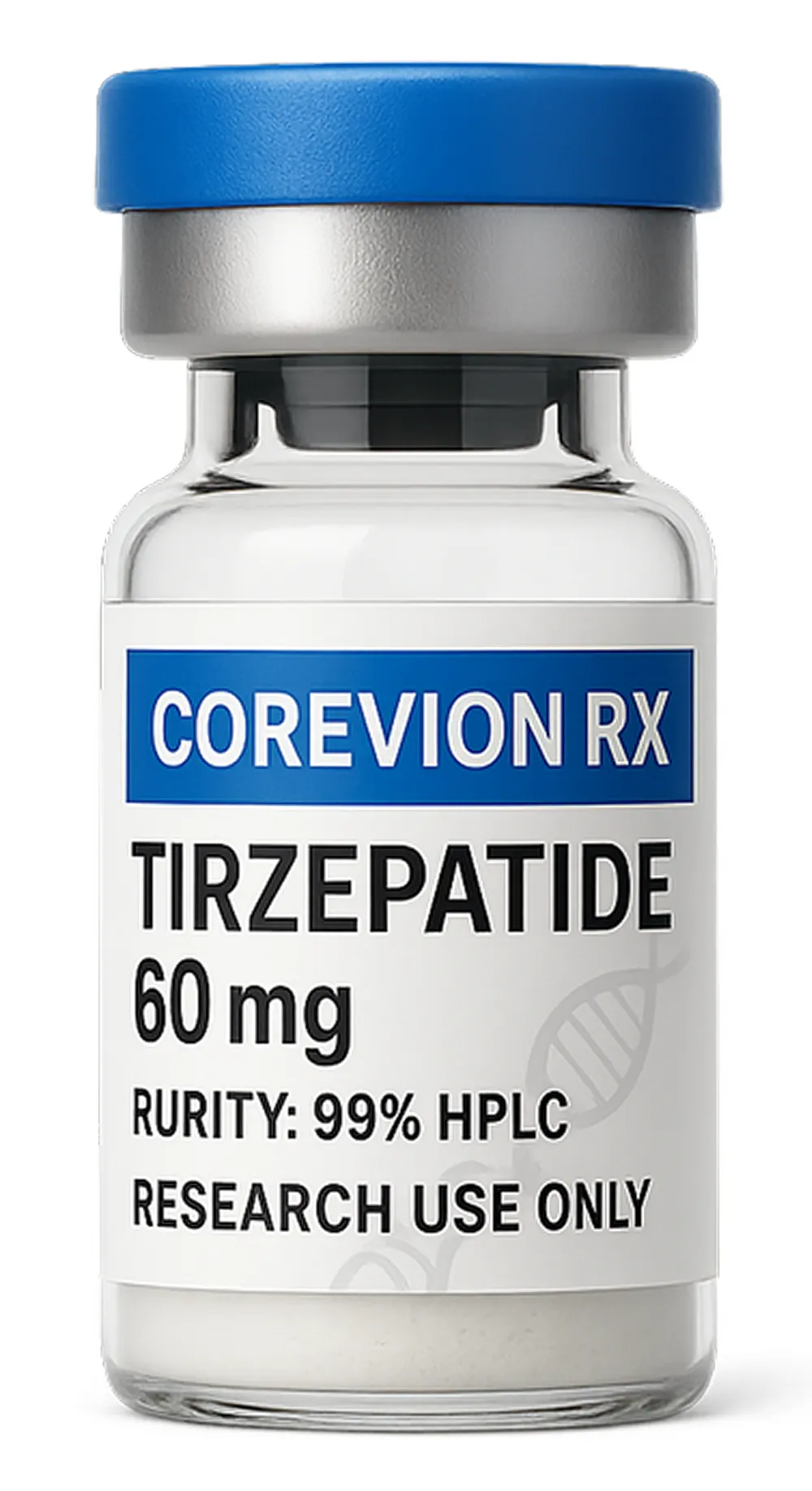 Tirzepatide 60mg – COREVION RX Research Grade, Tirzepatide Peptide 30mg