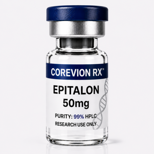 Epithalon 10MG research peptide — independently verified via HPLC for laboratory use