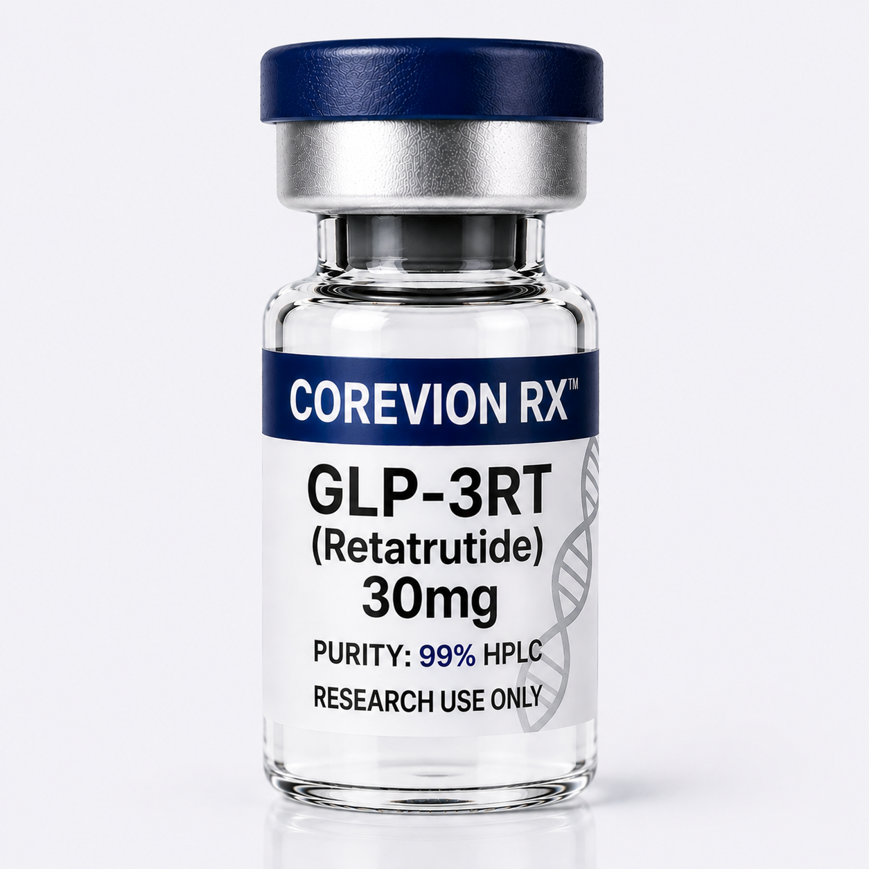 GLP-3RT 30mg Retatrutide research peptide vial