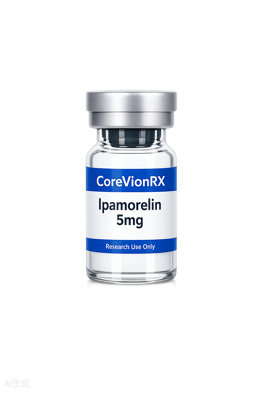 Ipamorelin 5mg research peptide vial