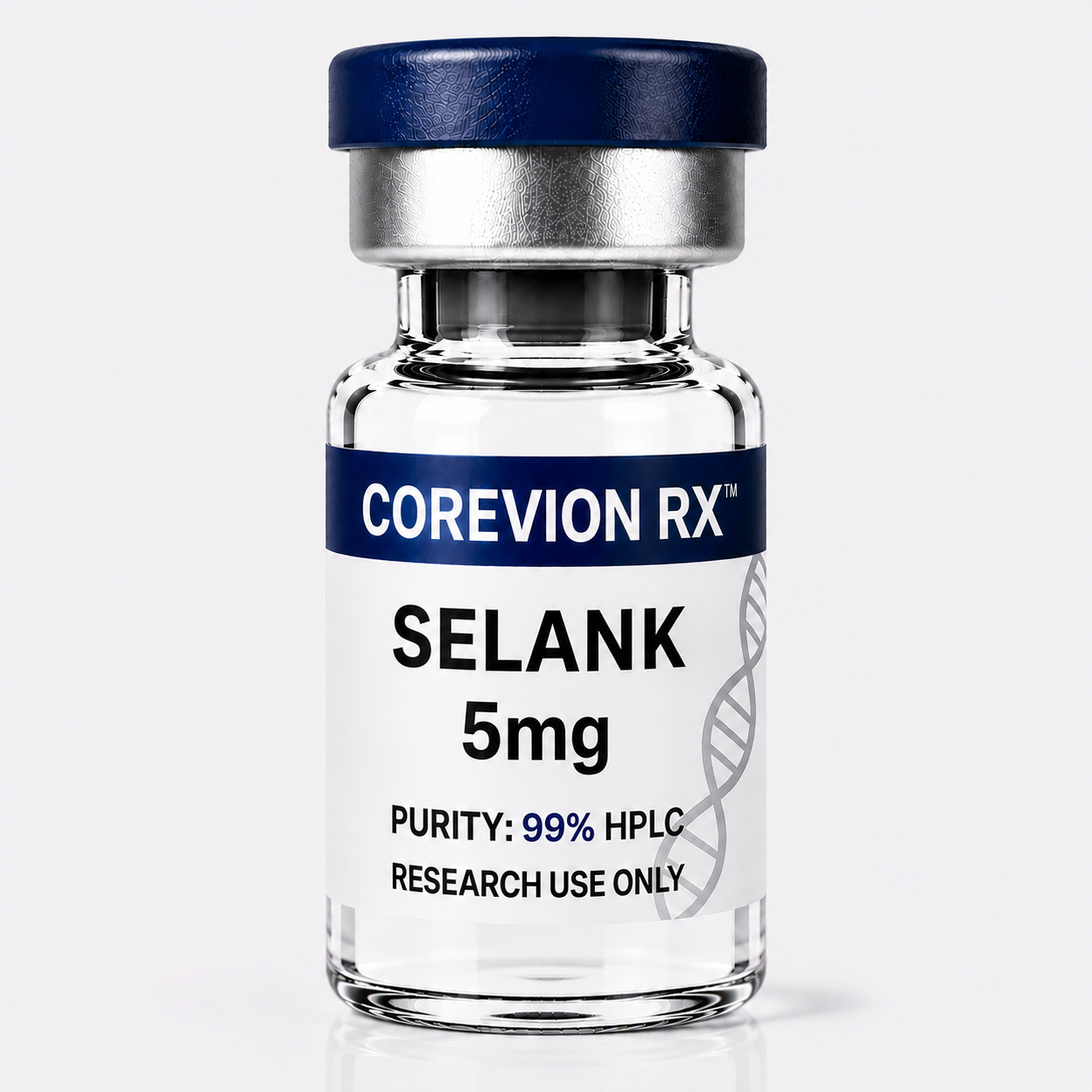 Selank 5mg (Anxiolytic Heptapeptide) research peptide vial